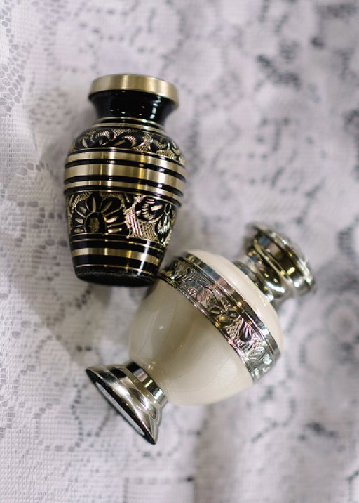 Wooden cremation urn