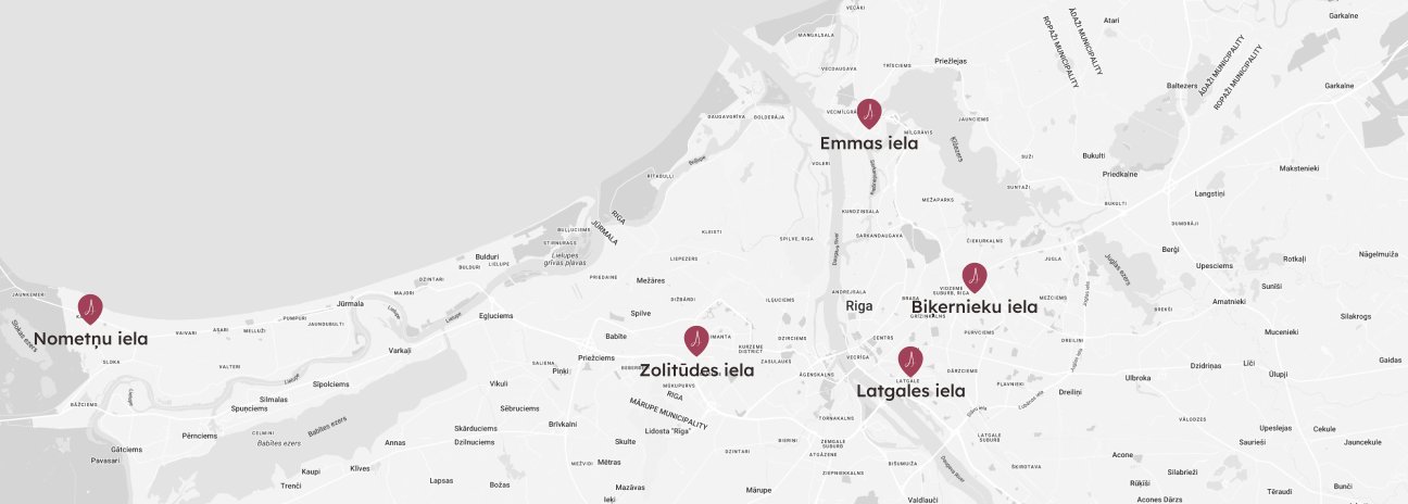 Филиалы Angel AB на карте