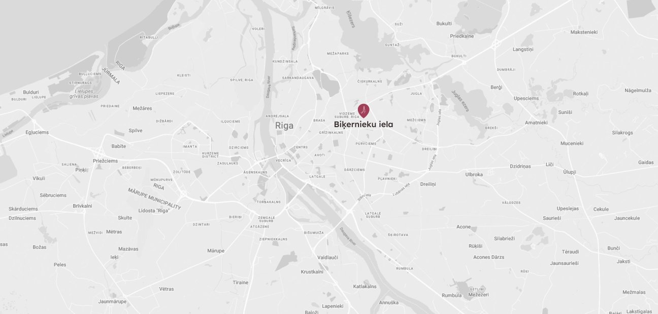 "Angel AB" Branch on Bikernieku street 35 on the map of Riga